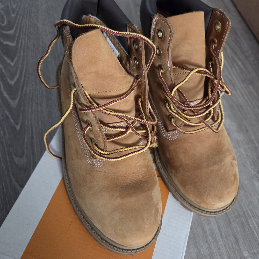 Timberland Kids Tan Lace-Up Boots